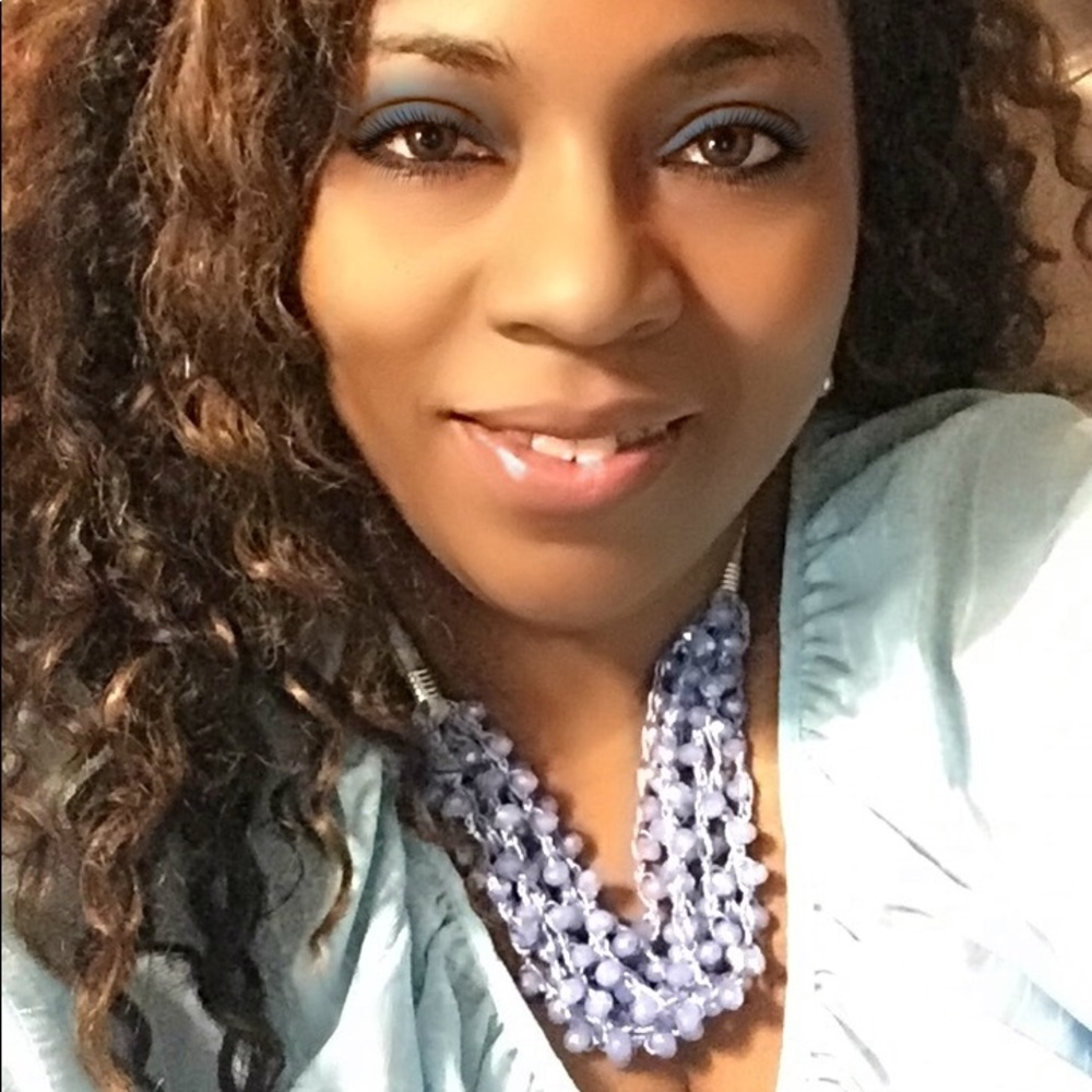 🟡Blue Beads & Leather Straps Necklace Set